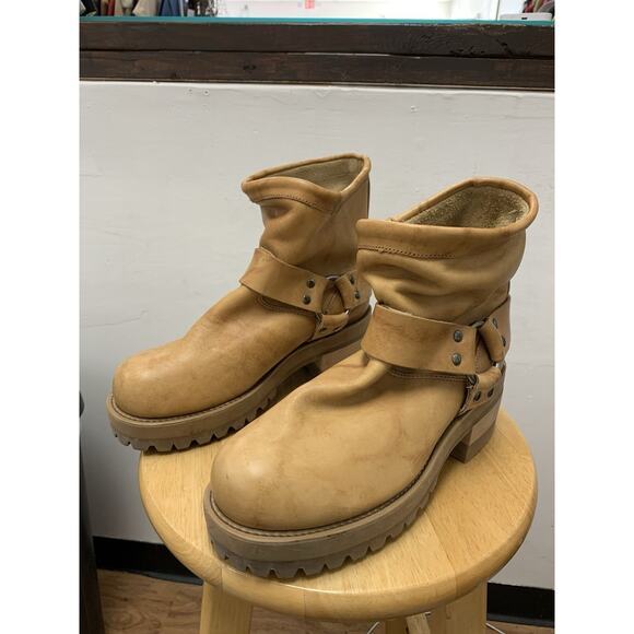 Men’s Durango Moto Logger Harness Boots Brown Suede Size 7EE EUC main image 4